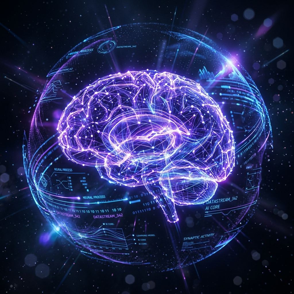 AI and automation — neural network visualization