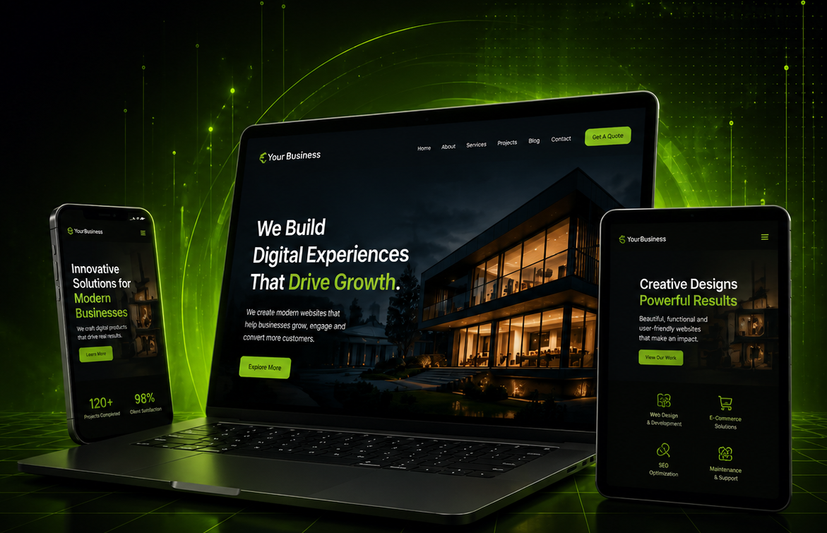 Gleyon Website Mockups